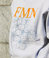<Archive Sale>Flower Fmn Logo Crew Neck Sweat-Forget-me-nots-Forget-me-nots Online Store