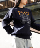 <Archive Sale>Flower Fmn Logo Crew Neck Sweat-Forget-me-nots-Forget-me-nots Online Store