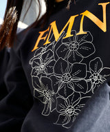 <Archive Sale>Flower Fmn Logo Crew Neck Sweat-Forget-me-nots-Forget-me-nots Online Store