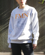 <Archive Sale>Flower Fmn Logo Crew Neck Sweat-Forget-me-nots-Forget-me-nots Online Store