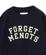 <Archive Sale>College Logo Crew Neck Sweat-Forget-me-nots-Forget-me-nots Online Store