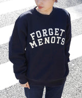 <Archive Sale>College Logo Crew Neck Sweat-Forget-me-nots-Forget-me-nots Online Store