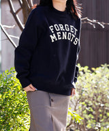 <Archive Sale>College Logo Crew Neck Sweat-Forget-me-nots-Forget-me-nots Online Store