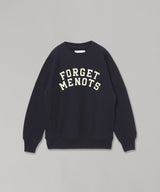 <Archive Sale>College Logo Crew Neck Sweat-Forget-me-nots-Forget-me-nots Online Store