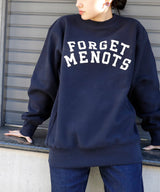 <Archive Sale>College Logo Crew Neck Sweat-Forget-me-nots-Forget-me-nots Online Store