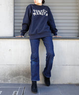 <Archive Sale>College Logo Crew Neck Sweat-Forget-me-nots-Forget-me-nots Online Store