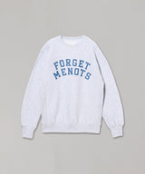 <Archive Sale>College Logo Crew Neck Sweat-Forget-me-nots-Forget-me-nots Online Store