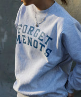 <Archive Sale>College Logo Crew Neck Sweat-Forget-me-nots-Forget-me-nots Online Store