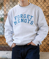 <Archive Sale>College Logo Crew Neck Sweat-Forget-me-nots-Forget-me-nots Online Store