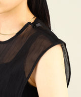 Sheer Sleeveless-Forget-me-nots-Forget-me-nots Online Store