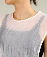 Sheer Sleeveless-Forget-me-nots-Forget-me-nots Online Store