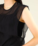 Sheer Sleeveless-Forget-me-nots-Forget-me-nots Online Store