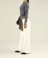 Pigment Dyeing Denim Pants-Forget-me-nots-Forget-me-nots Online Store