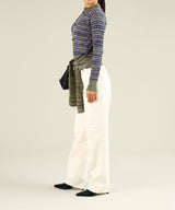 Pigment Dyeing Denim Pants-Forget-me-nots-Forget-me-nots Online Store