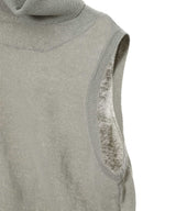 High Neck Sleeveless Knit-Forget-me-nots-Forget-me-nots Online Store