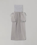 Baretop Taffeta Onepiece-Forget-me-nots-Forget-me-nots Online Store