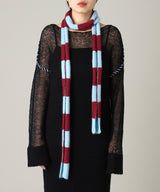 Border Mufler-Forget-me-nots-Forget-me-nots Online Store