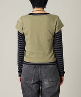 Layered Tee-Forget-me-nots-Forget-me-nots Online Store