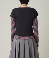 Layered Tee-Forget-me-nots-Forget-me-nots Online Store