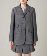 Wool Blazer Jacket-Forget-me-nots-Forget-me-nots Online Store