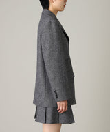 Wool Blazer Jacket-Forget-me-nots-Forget-me-nots Online Store