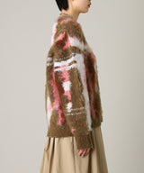 Mohair Marble Cardigan-Forget-me-nots-Forget-me-nots Online Store