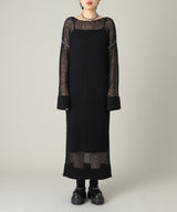 Knit Maxi Onepiece-Forget-me-nots-Forget-me-nots Online Store