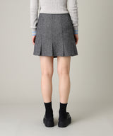 Wool Mini Skirt-Forget-me-nots-Forget-me-nots Online Store