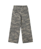 Leopard Damaged Denim-Forget-me-nots-Forget-me-nots Online Store