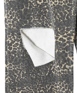 Leopard Damaged Denim-Forget-me-nots-Forget-me-nots Online Store