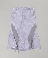 Pigment Dye Skirt-Forget-me-nots-Forget-me-nots Online Store