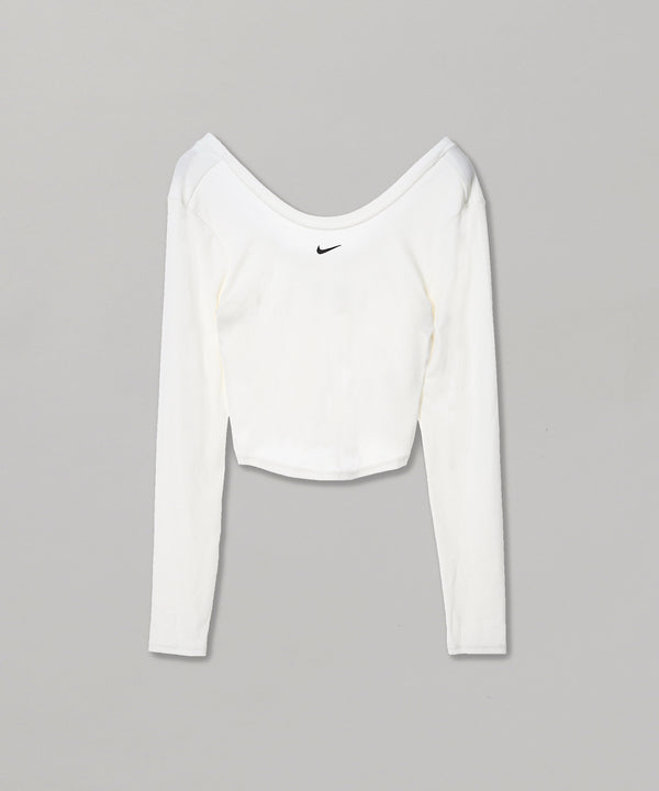 Nike Wmns Nsw Chll Knt Mrib L/S Top-NIKE-Forget-me-nots Online Store