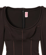 Jersey Corset Top-FETICO-Forget-me-nots Online Store