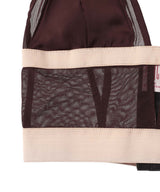 Satin & Mesh Combined Cami Top-FETICO-Forget-me-nots Online Store