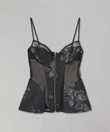 Rose Denim Bustier-FETICO-Forget-me-nots Online Store