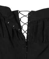 Rose Jacquard Bustier-FETICO-Forget-me-nots Online Store