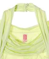 Stretch Jersey Off-Shoulder Top-FETICO-Forget-me-nots Online Store