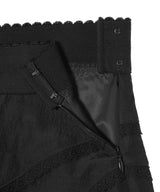 Lace-Paneled Maxi Skirt-FETICO-Forget-me-nots Online Store