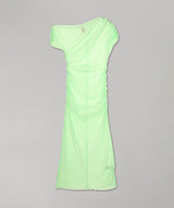 Sheer Gathered Knit Dress-FETICO-Forget-me-nots Online Store