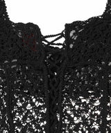 Hand-Knitted Rose Bustier-FETICO-Forget-me-nots Online Store