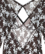 Sheer Combined Maxi Dress-FETICO-Forget-me-nots Online Store