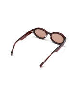 × Blanc Oval Television-Cut Sunglasses-FETICO-Forget-me-nots Online Store