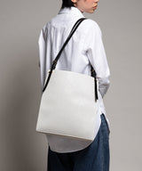 Flower-Embossed Tote Bag Fmn Exclusive-FETICO-Forget-me-nots Online Store