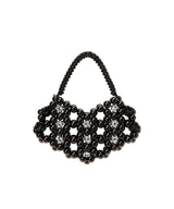 Ebony Beaded Heart Shaped Bag-Feng Chen Wang-Forget-me-nots Online Store