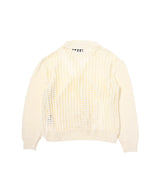 Jumper With Cardigan Panels-Feng Chen Wang-Forget-me-nots Online Store