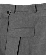 Grey Pleated Midi Skirt-Feng Chen Wang-Forget-me-nots Online Store