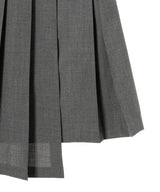 Grey Pleated Midi Skirt-Feng Chen Wang-Forget-me-nots Online Store
