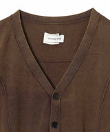 Sandwashed Grey Knit Cardigan-Feng Chen Wang-Forget-me-nots Online Store