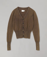 Sandwashed Grey Knit Cardigan-Feng Chen Wang-Forget-me-nots Online Store