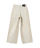 Destressed Wide-Leg Denim-LCDC TM-Forget-me-nots Online Store